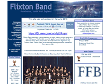 Tablet Screenshot of flixtonband.org.uk